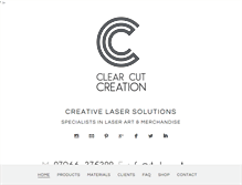 Tablet Screenshot of itsclearcut.com